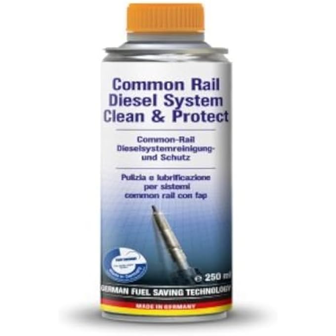 COMMON RAIL DIESEL SYSTEM CLEAN AND PROTECT FUEL ADDITIVE 250 ML